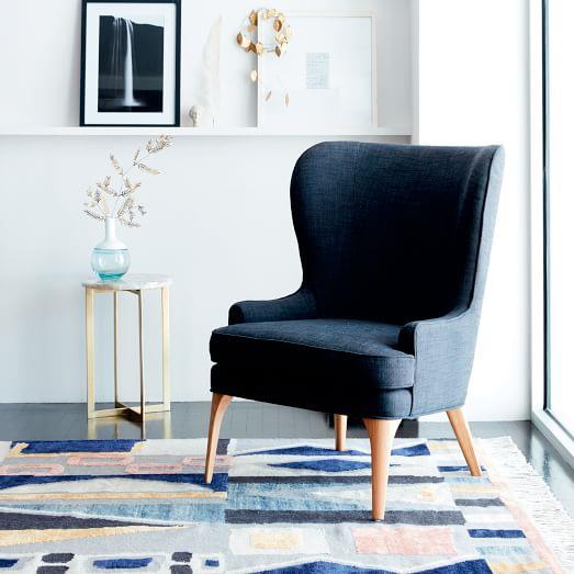 Chair Modern - Solid Wood Legs