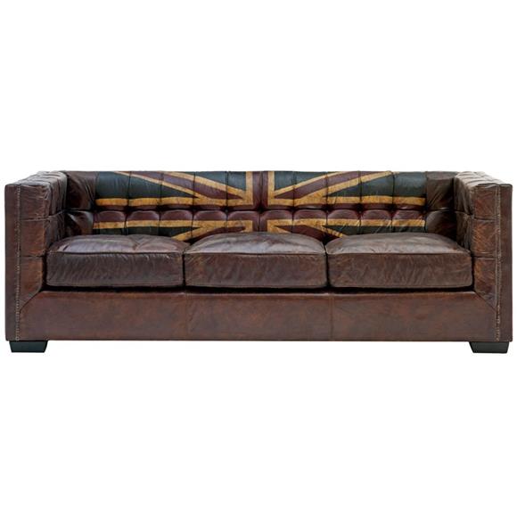 Leather With - Sofa Made