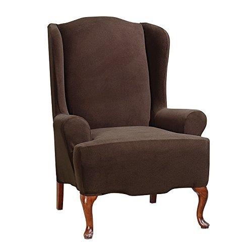 Wing Chair Slipcover - Product Details Sure Fit Stretch