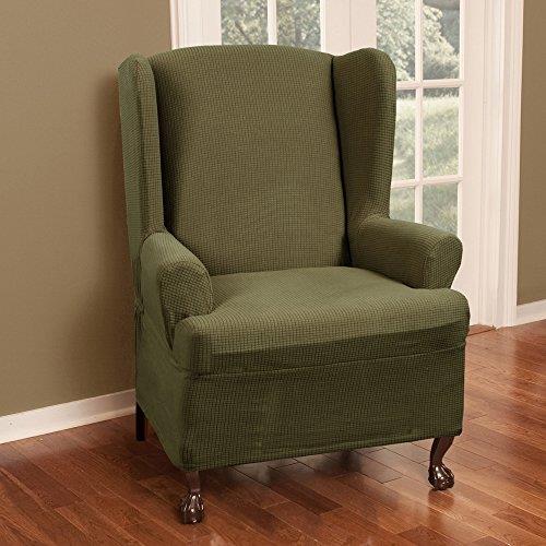 Elastic Corners - Wing Chair Slipcover