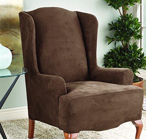 Wing Chair Slipcover - Product Details Sure Fit Stretch