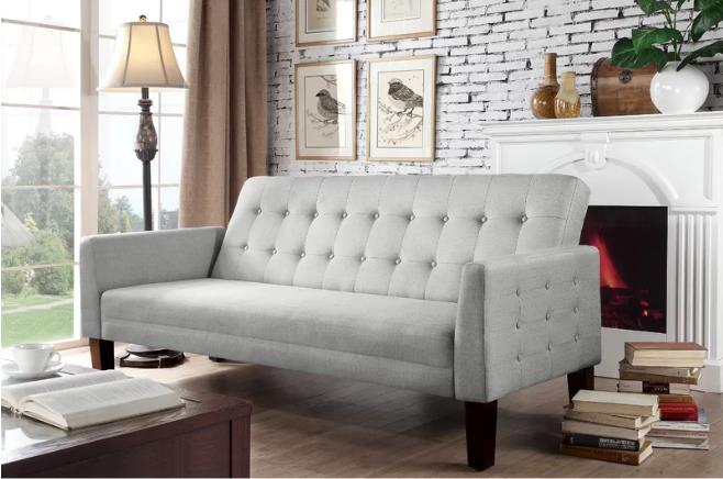 Constructed With Solid Wood - Arianna Convertible Sleeper Sofa