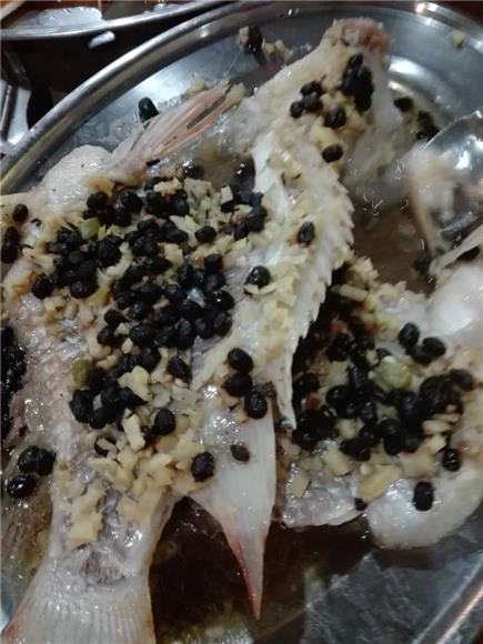 Black Bean - Steamed Talapia Fish