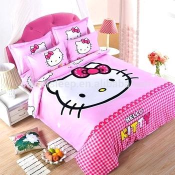 King Size - Hello Kitty Bed Sheet Set