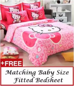 Hello Kitty Bed Sheets - Super Adorable Hello Kitty Bed