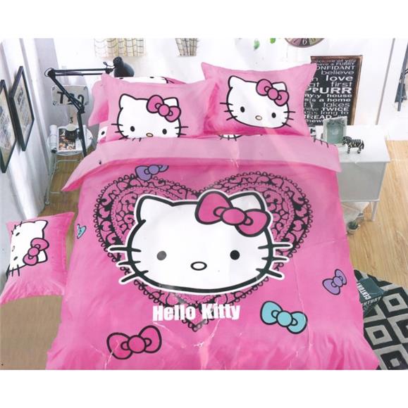 Yang Sangat Baik - Hello Kitty Bedsheet Set