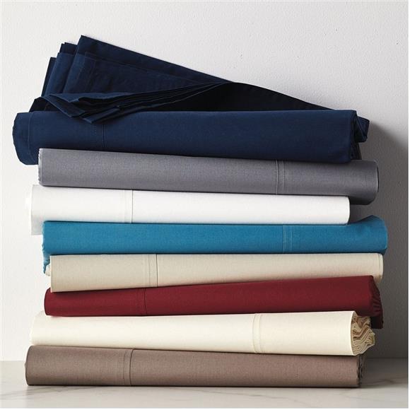 Cotton Percale - Collection Includes Flat Sheet