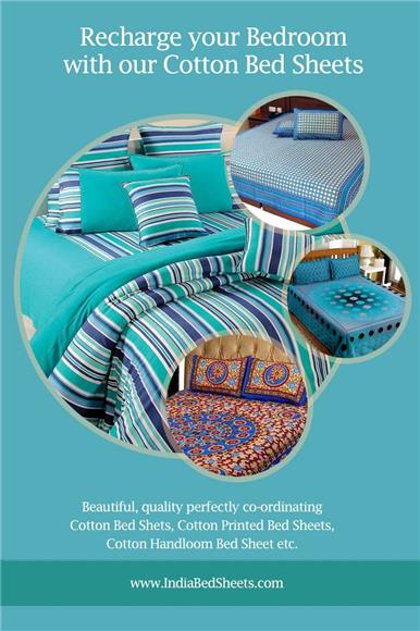 Printed Bed Sheets - Cotton Bed Sheets