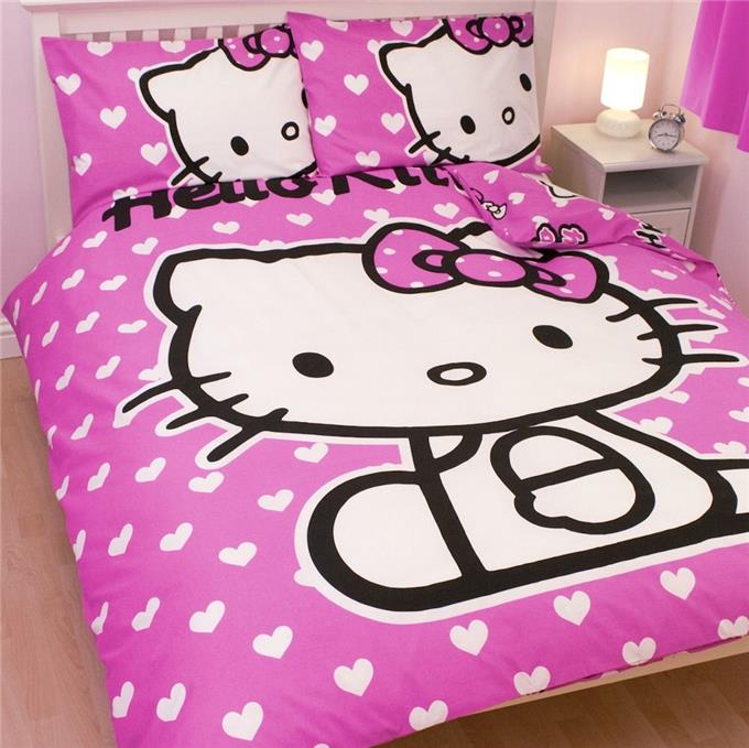 World Hello Kitty - Hello Kitty Bedsheet