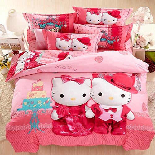 King Size Bedding Set - Hello Kitty Duvet Cover