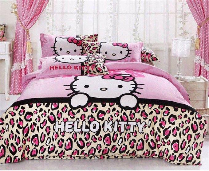 Has Become New - Hello Kitty Cartoon Bedsheet