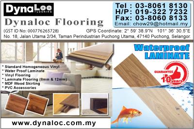 Standard Homogeneous Vinyl - Laminated Flooring Malaysia