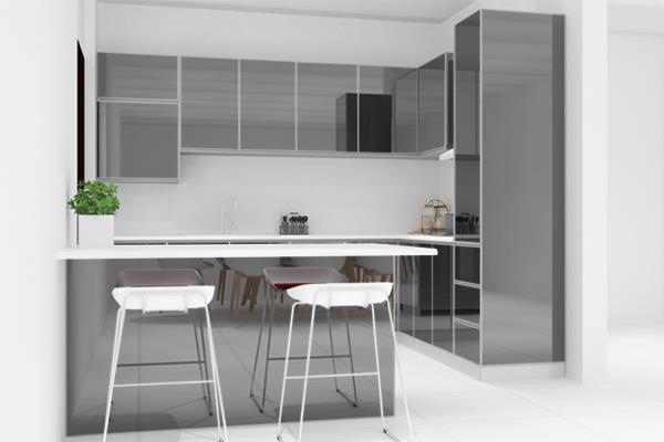 New Design Concept - Fully Aluminium Kitchen Cabinet