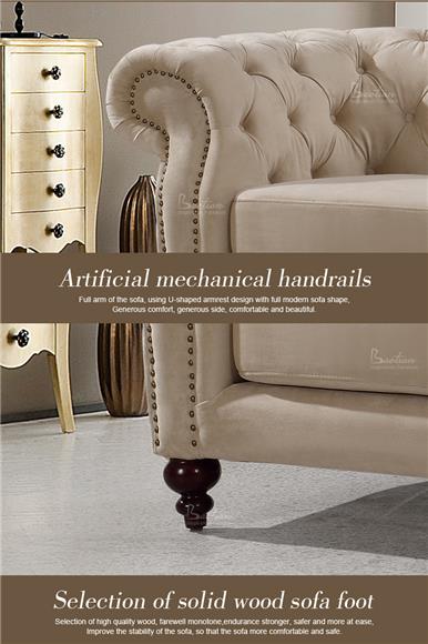 Fabric Chesterfield Sofa - Modern Office Furniture