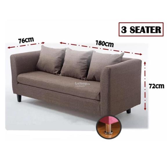 Seater Velvet Sofa - Placed In The Living Room