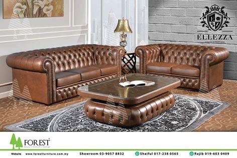 Beautifully Handcrafted - Leather Chesterfield Sofa