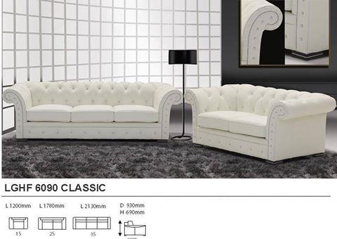 Rich Leather Upholstery - High Density Foam Cushioning