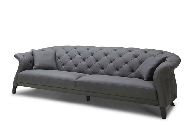 Chesterfield Sofa - Premium Nubuck Leather Exuding Tasteful