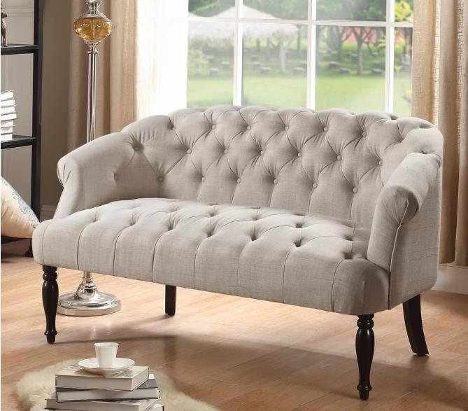 Beautifully Upholstered With Tufted Button
