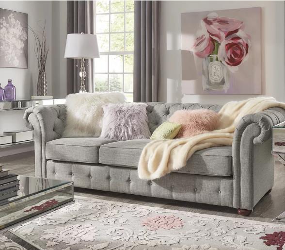 Tufted Chesterfield Sofa - Perfect Living Room
