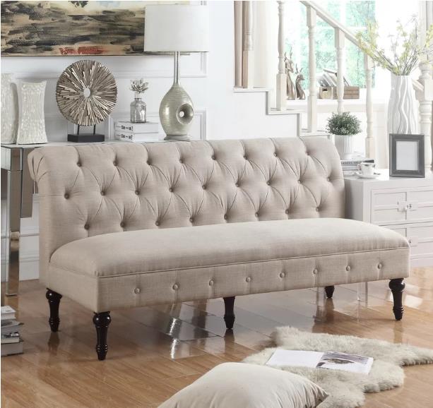 Tufted Chesterfield Sofa - Contemporary Living Room