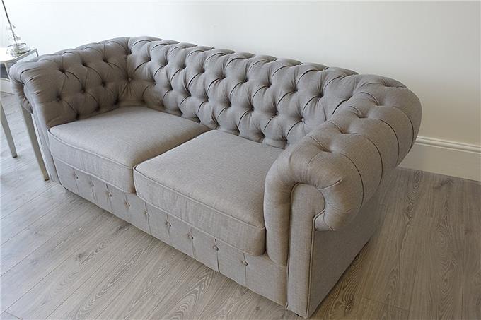 Linen Fabric Sofa - Fabric Chesterfield Sofa