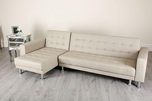 Faux Leather Material - Seat Sofa Bed