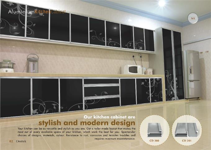 Most Out Every Available Space - Aluminium Kitchen Cabinet Catalogue