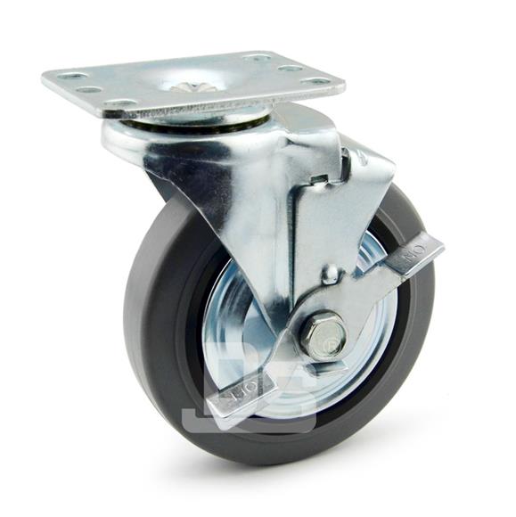 Swivel Caster Wheels With Side - Tread Plastic Core Swivel Caster