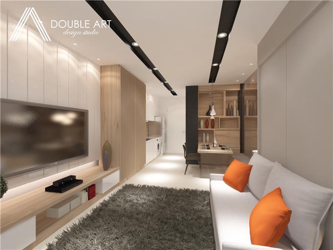 3d Design Studio - Wooden Room Divider