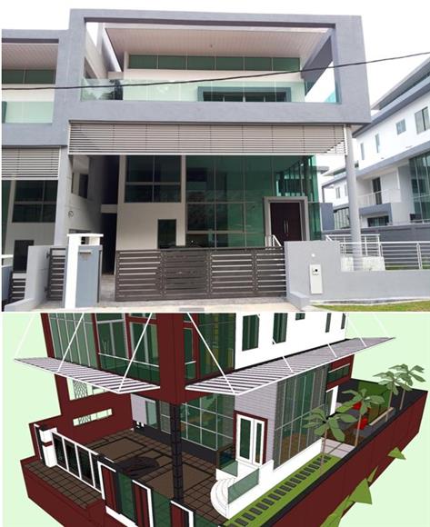 Situated In Taman - Proposed 3d Design