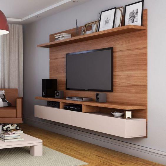 Feature Wall - Tv Cabinet With High