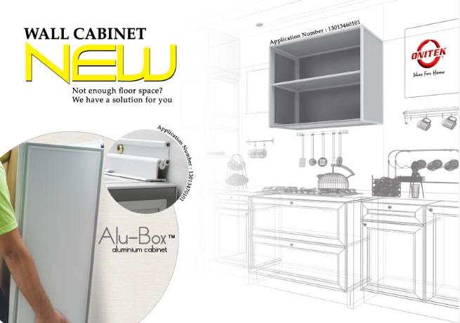 New Wall Cabinet - Aluminium Kitchen Cabinet