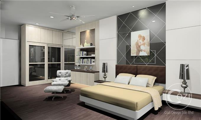 Bungalow Interior Design - 3d Design Master Bedroom