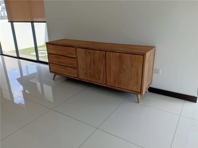 Quality Solid Teak Wood - Adds Storage Without Overwhelming Space