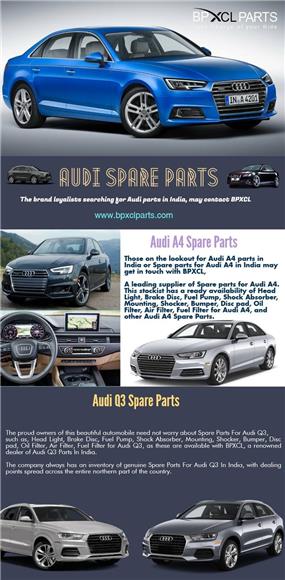 Spare Parts Audi - Audi A4 Spare Parts