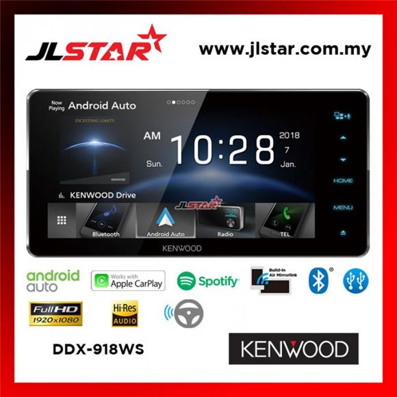 Jl Star Car Audio Selangor Kl - Kenwood Ddx616wbt Double Din Player