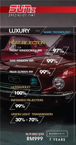 Sunz Tint Specialist Tinted Selangor Kl On Invaber Cuaca Panas Di Malaysia Sunz Tint Specialist Car Window Tinting In Malaysia