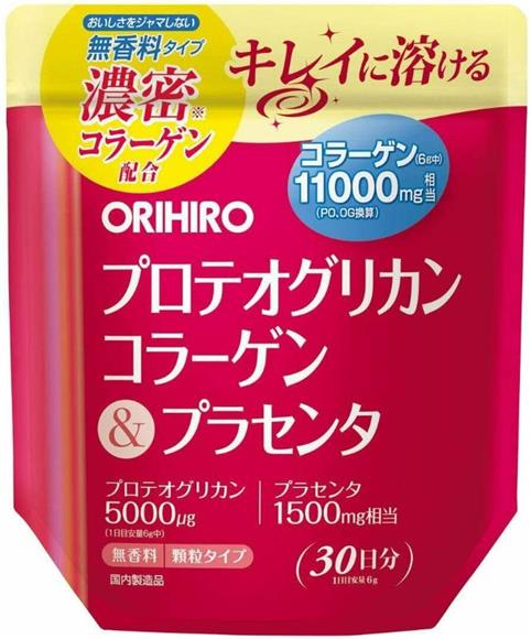 Orihiro Proteoglycan Collagen - Popular Placenta As Beauty Material