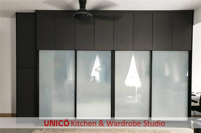 Unico Kitchen Wardrobe Studio Cabinet Malaysia - Swing Door Wardrobe