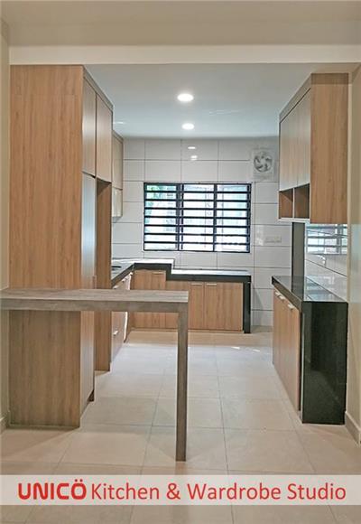 Unico Kitchen Wardrobe Studio Cabinet Malaysia - Custom Made Cabinet