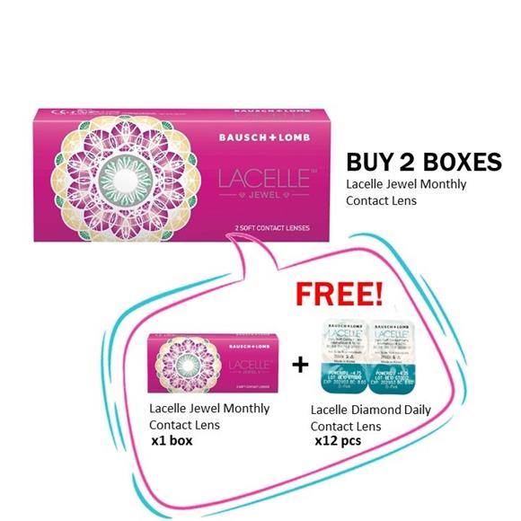 Monthly Contact Lens - Lacelle Jewel Monthly Contact Lens