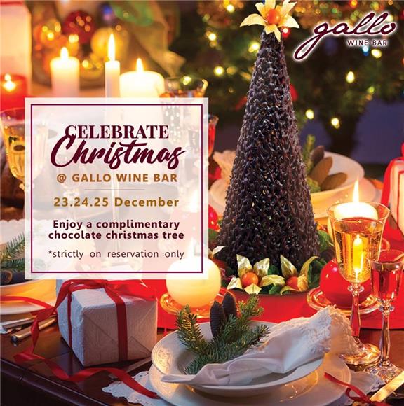 Christmas Tree - Gallo Wine Bar