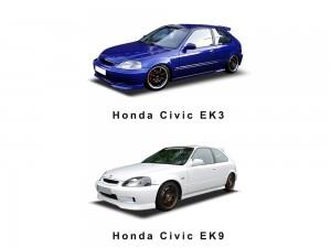 Right Hand Side - Differences Between Honda Civic Ek3