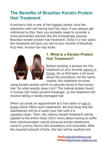 Keratin Protein Hair Treatment