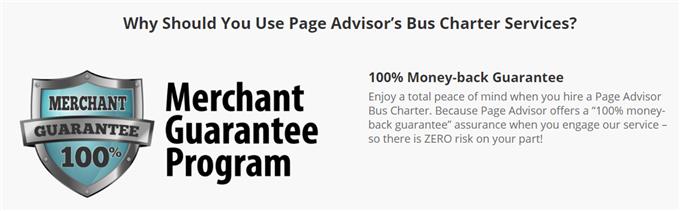 Use Page - Page Advisor Bus Charter