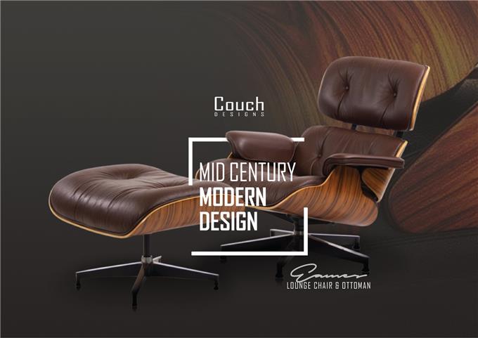Elegant Armchair - Eames Lounge Chair