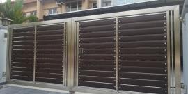 Wrought Iron - Stainless Steel Auto Gate Manufactured