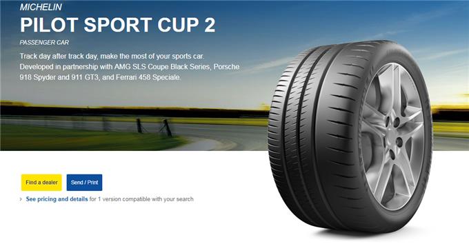 Michelin Pilot - Michelin Pilot Sport Cup