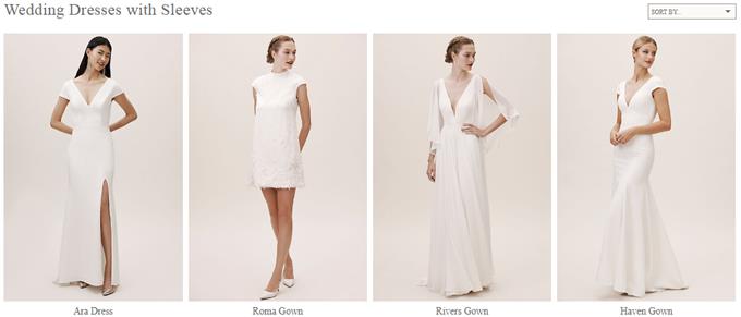 Long Sleeve - Wedding Bridal Dress